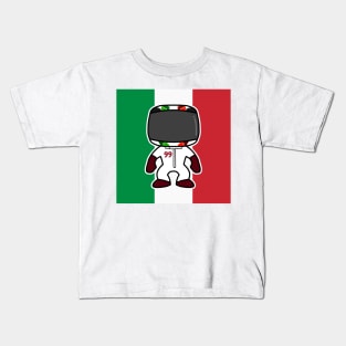 Antonio Giovinazzi Custom Bobblehead - Flag Edition 2021 Season Kids T-Shirt